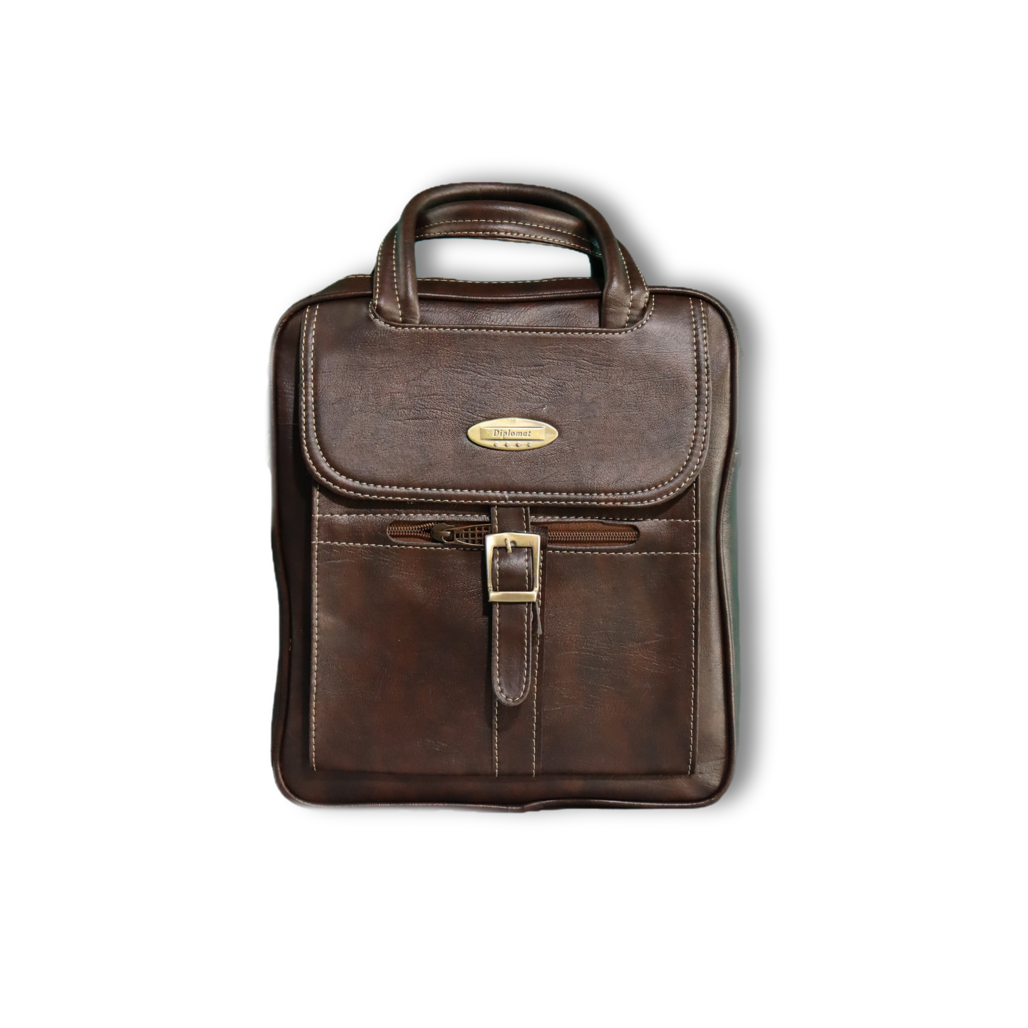 کیف اداری آذر متوسط قهوه ای سوخته ای